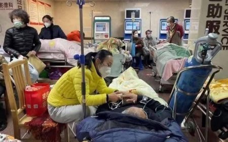 Colapsa sistema de salud en China por virus similar al COVID