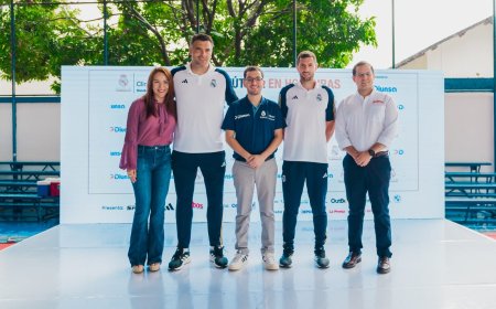 Diunsa inaugura los Clinics de la Fundación Real Madrid en Tegucigalpa