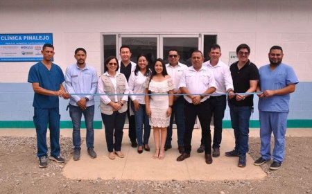 Inauguran centro de salud en Pinalejo, Quimistan, Santa Bárbara