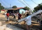 Avanza pavimentación de calles en el barrio Guayabal, Choloma, Cortés