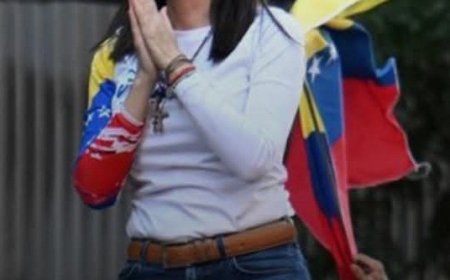Maria Corina Machado esta sana y salva en Venezuela