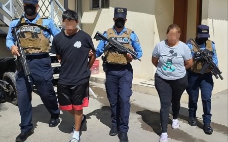 La DIPAMPCO captura a mujer y a su hijastro por extorsión y asesinato