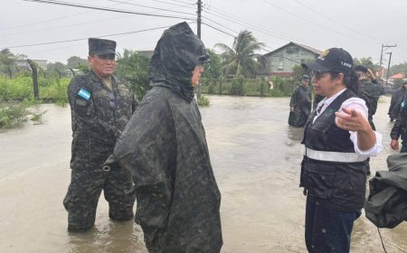 Ministra de Defensa, Rixi Moncada, se une a las acciones de ayuda a afectados por lluvias