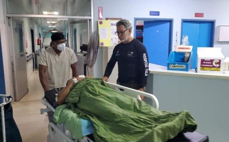 Estable el turista hondureño que lucho contra tiburón para salvar su vida en Tela