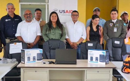 USAID dona equipo para atención de emergencias por lluvias en La Lima, Cortés