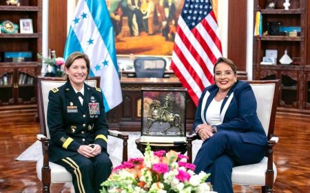 Jefa del Comando Sur de los Estados Unidos se reune con presidenta Xiomara Castro