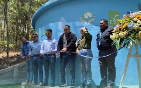 Inauguran proyecto de agua potable de más de L1.2 millones en municipio de Santa Lucia, Francis Morazán