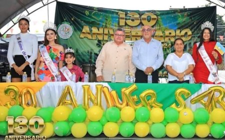 Cholomeños se lucen en su 120 aniversario de fundacion