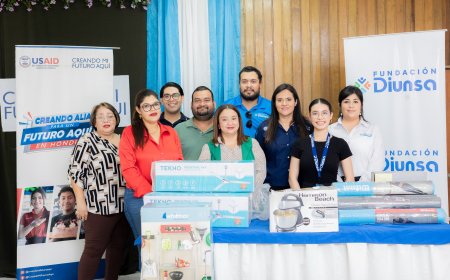 Creando Mi Futuro Aqui/USAID y Fundación Diunsa beneficia a más 1,200 estudiantes  de La Lima