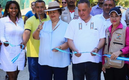 Alcaldesa de Puerto Cortés inaugura proyecto de canales pluviales y dos vados en el sector turistico