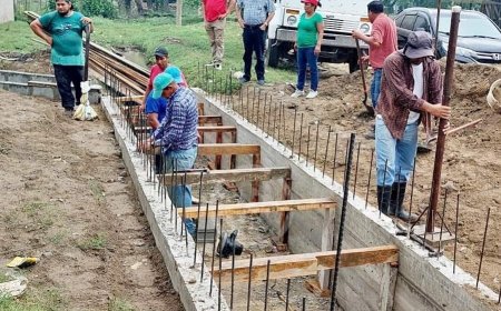 Alcaldia cholomeña construye canal de aguas pluviales y caja puente