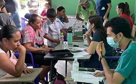 Brigada médica beneficia a pobladores del sector Cajon, Santa Cruz de Yojoa