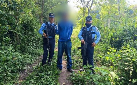 Escondido en montaña de Santa Bárbara capturan a sujeto por muerte de fémina