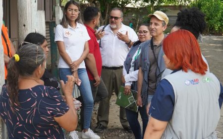 Goal, Usaid-Bha y municipalidades supervisan obras en El Progreso y Villanueva