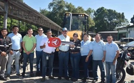 Empress Aguas de Choloma y alcaldia adquiren maquinaria nueva