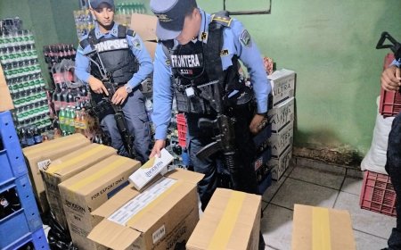 Policía de Frontera arrestan a ciudadano por contrabando de L60,000 cigarrillos en Yoro