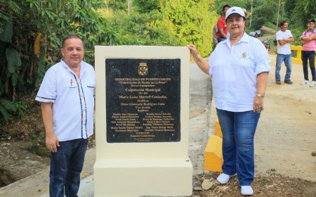 Inauguran puente en La Presa, sector eco-turistico de Puerto Cortés