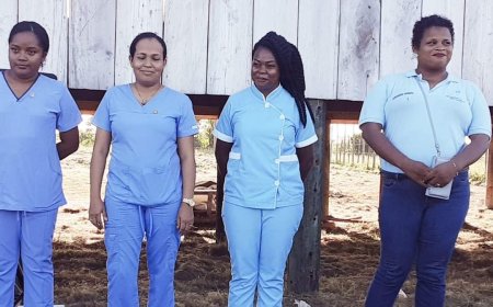 Salud inaugura la primera escuela de enfermeria en la Mosquitia, Gracias a Dios, Honduras