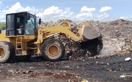 Alcaldia de Olanchito, Yoro, limpia relleno sanitario