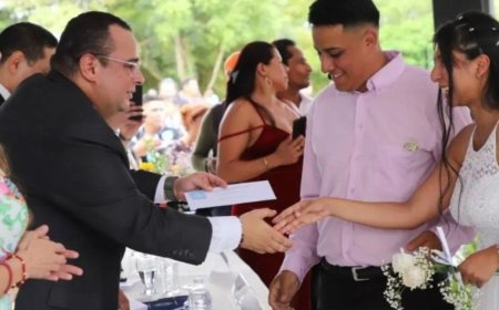 40 parejas se dan el 'SI' en las “Bodas Gratis de Buen Corazón” en la capital de Honduras