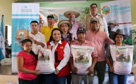 Gobierno atiende a productores de zonas del corredor seco con el Bono Tecnológico Productivo