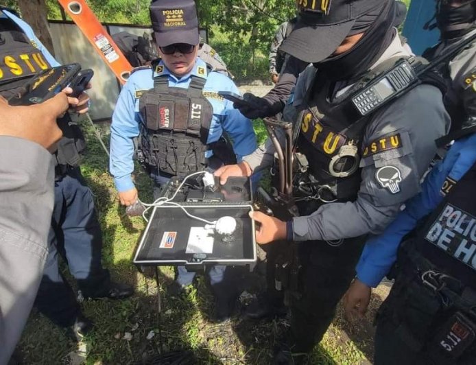 Desmantelan red de cámaras de vigilancia de grupos criminales en Choloma, Cortés