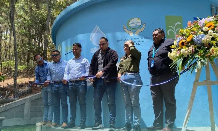 Inauguran proyecto de agua potable de más de L1.2 millones en municipio de Santa Lucia, Francis Morazán