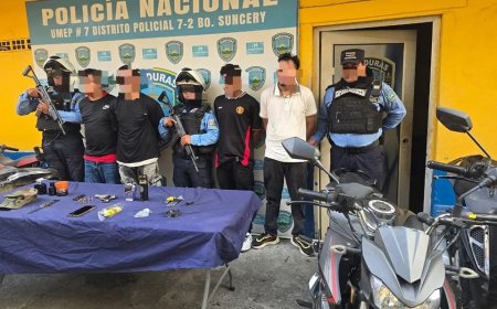 Desarticulan banda dedicada al supuesto robo de viviendas en San Pedro Sula