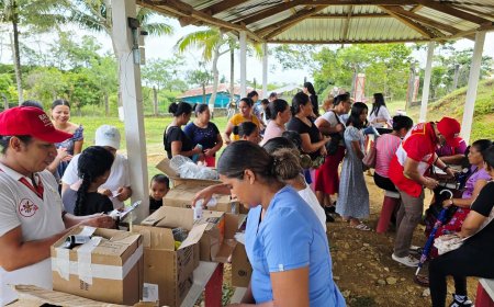 Pobladores del sector Cerro Guanchias de El Progreso, Yoro, son favorecidos con atención médica