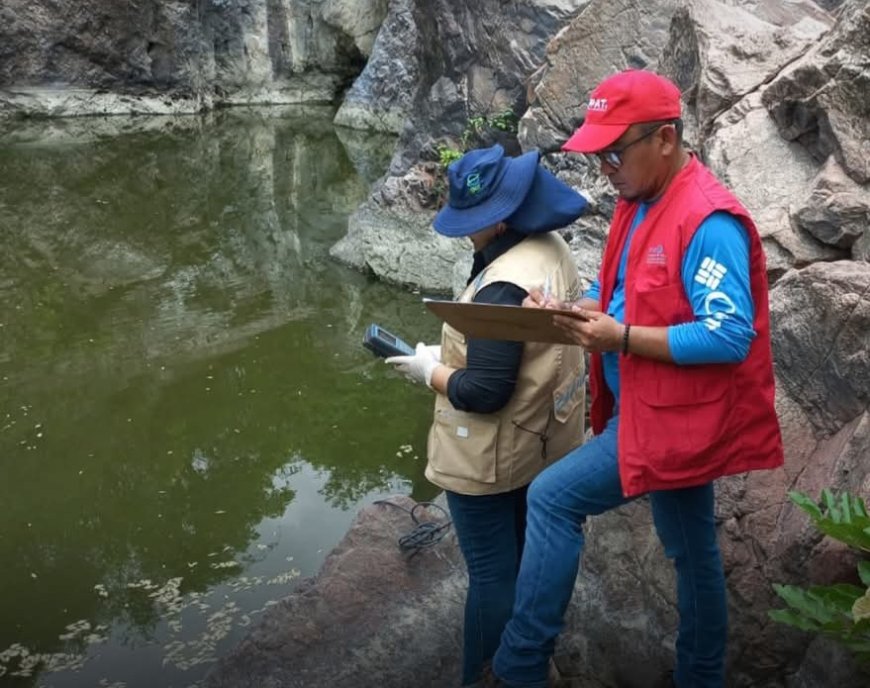 El ICF investiga matanza de peces en Goascorán, Valle.