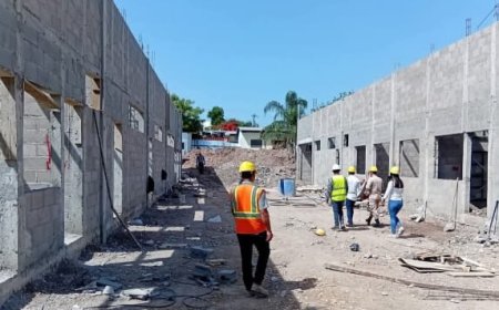 En un 50% avanza construcción de nuevo edificio del Cuerpo de Bomberos en La Paz.