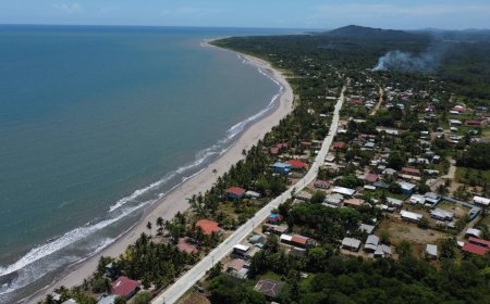 Sector Turistico de Travesia en Puerto Cortés ya cuenta con calle pavimentada
