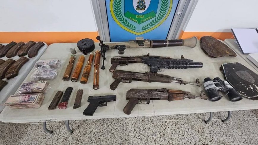 Un túnel, arsenal y droga encuentran en el interior de cárcel de Támara