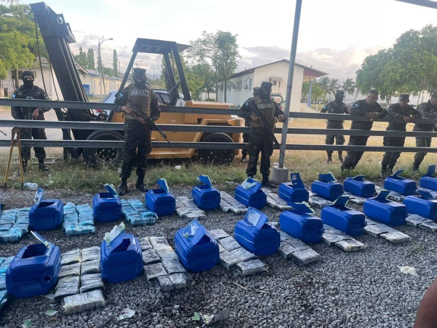 Incautan carga de cocaina en Omoa, Cortés