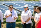 Inauguran segunda fase de proyecto fotovoltaico hibrido de energia en Islas de la Bahia