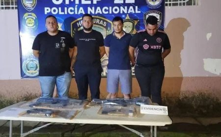 "Es mi hijo, pero que pague", dice alcalde de San Luis, Santa Bárbara. Cae con armas junto a oficial y amigos