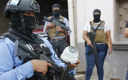 Policia desarticula red de video vigilancia de criminales en Tegucigalpa.