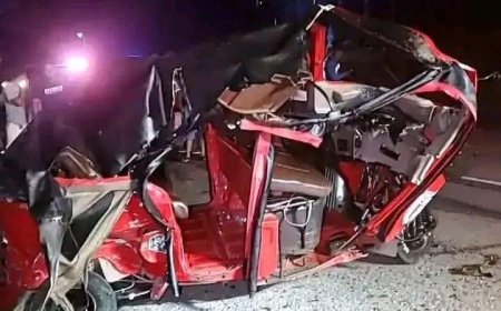 Un muerto y cuatro heridos graves deja fatal accidente en la CA-5 en Taulabe, Comayagua.