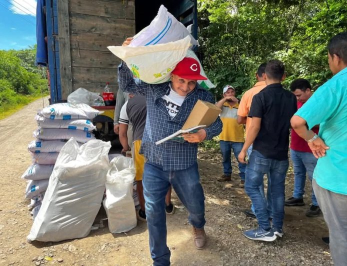 Productores de Nacaome, Valle, reciben el bono productivo.