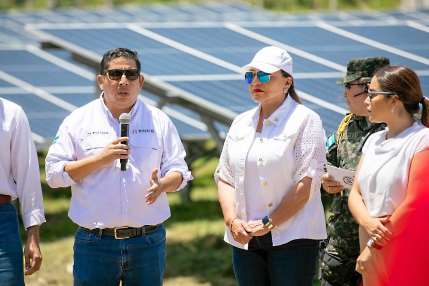 Inauguran segunda fase de proyecto fotovoltaico hibrido de energia en Islas de la Bahia