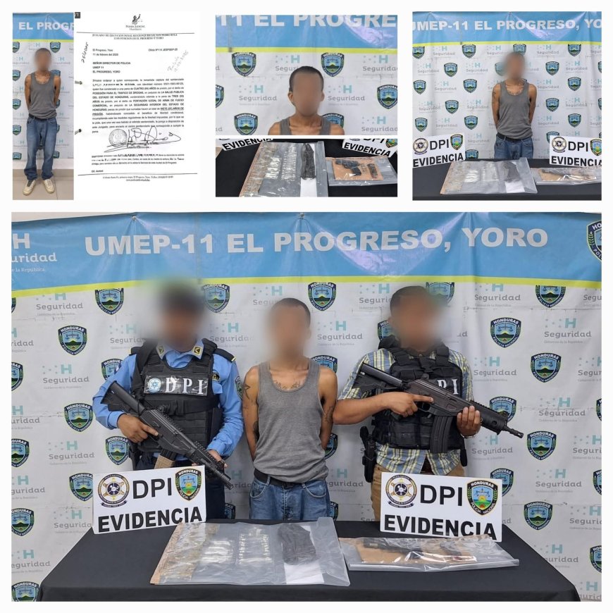 Capturan al "Pacasa" en El Progreso, Yoro