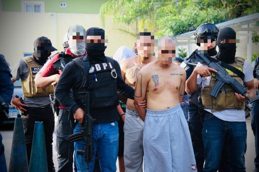 Capturan a varios pandilleros con drogas y armas en Tegucigalpa