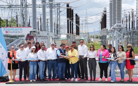 Presidenta Xiomara Castro inaugura ampliación de subestación eléctrica Tocontin en Tegucigalpa