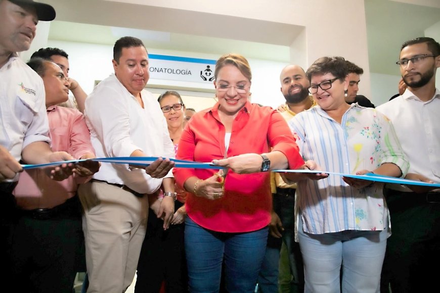 Presidenta Xiomara Castro inaugura Unidad de Cuidados Intensivos Neonatales en el Hospital General San Francisco, en Juticalpa, Olancho.