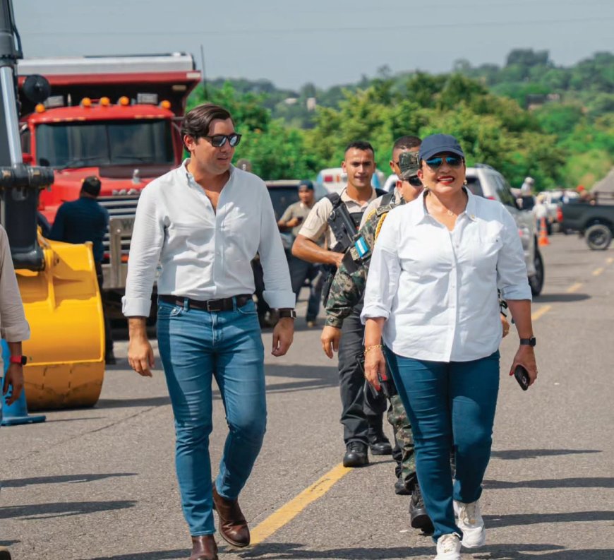 Presidenta Xiomara Castro da orden de  nicio de los 4 carriles de La Barca- El Progreso, Yoro