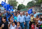 Nasry Asfura inicia gira por SPS en aldea El Zapotal
