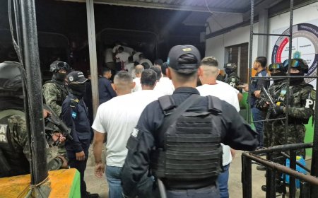 Simulacro de inundación en el penal de El Progreso, Yoro