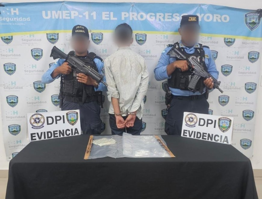 Capturan amenor de 15 años de edad con droga en El Progreso, Yoro