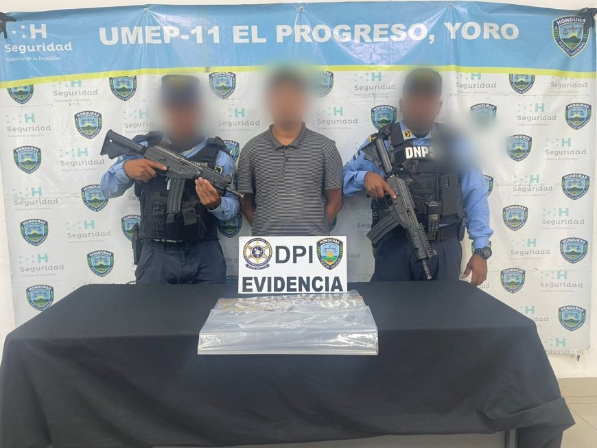 Capturan a presunto pandillero en El Progreso, Yoro
