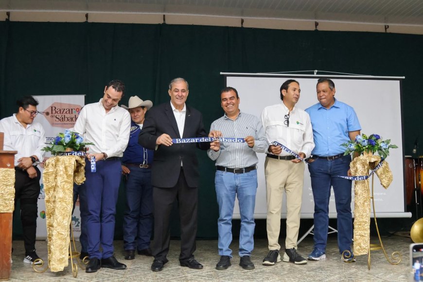 Inauguran el Bazar del Sábado en Santa Cruz de Yojoa